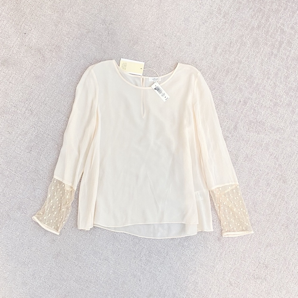 ARITZIA Wilfred 100% Silk Blouse